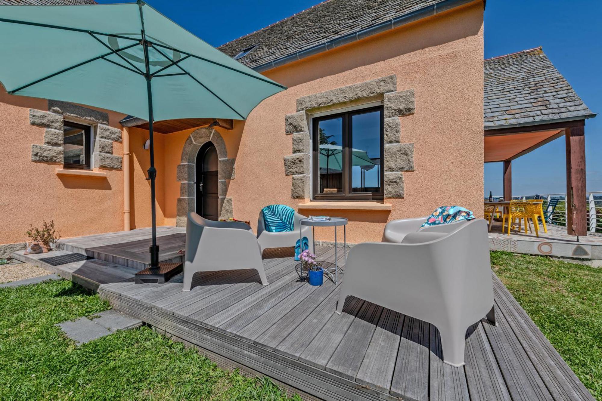Villa - Vue Mer - 800M De La Plage Локирк Экстерьер фото